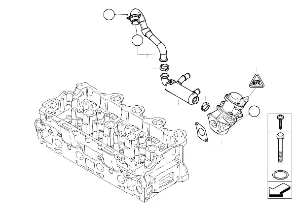 Réduction des gaz d'échappement-Refroid.