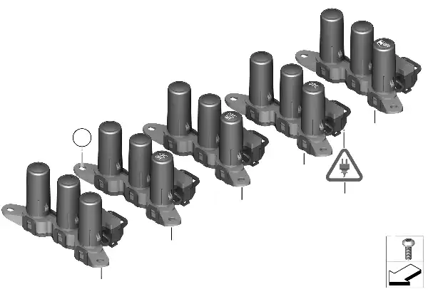 Kontaktblock ASC/DSC/DTC/MSA/SPORT