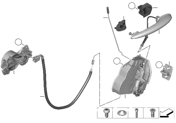Système de fermeture porte arrière