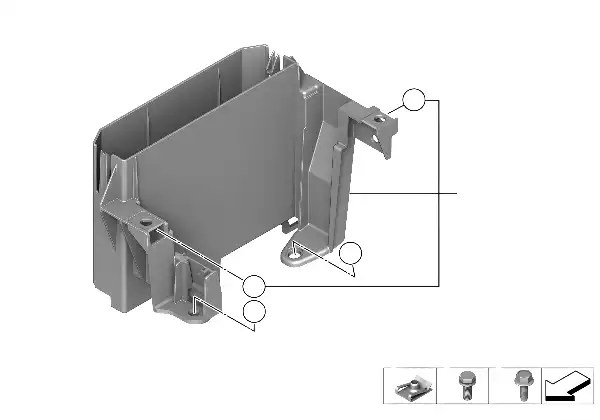 Caja de mecanismo de mando