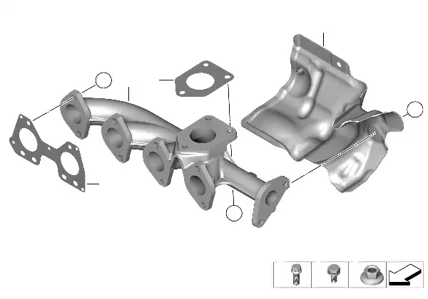 Exhaust manifold-AGR
