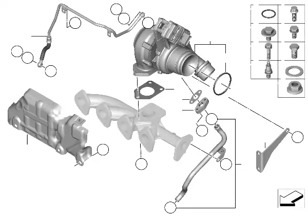 Turbo charger with lubrication