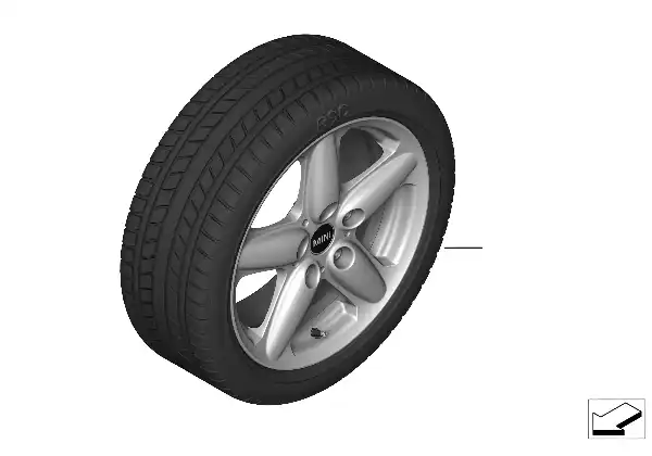 Rueda compl.inv.Single Spoke R122-16"
