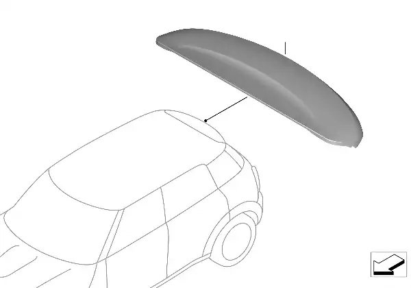 Equipamiento ulterior spoiler trasero