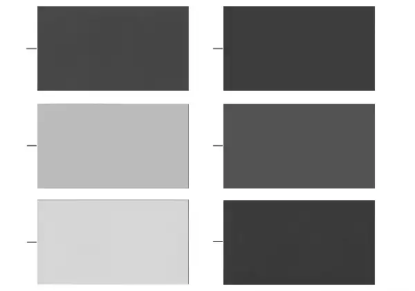 Echantillons d'inserts décoratifs
