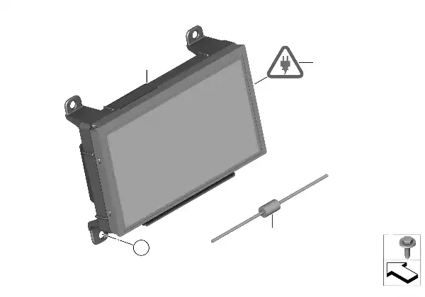 Central information display