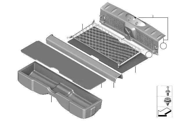 Revêtement de plancher e coffre AR