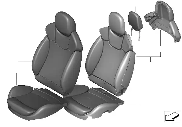 Sits fram Recaro sportstol