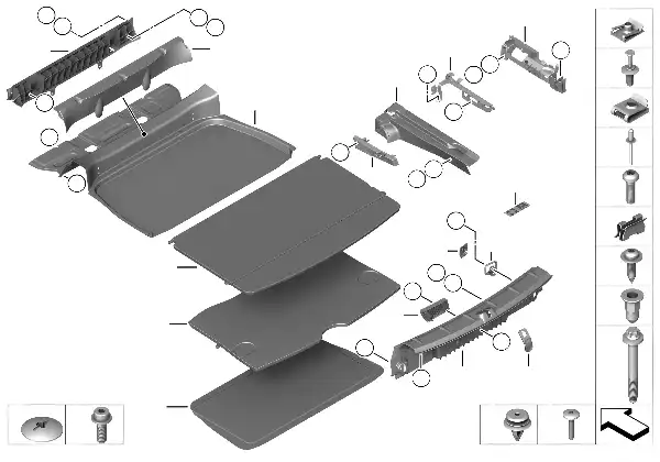 Revêtement de plancher e coffre AR