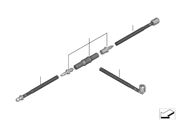 Reparationssektioner slangledningar