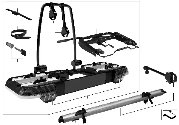 Fahrradhalter Anhängerkupplung