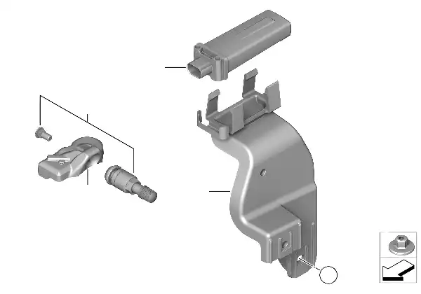 Bandspann.controlelamp(RDC)-stuurtoestel