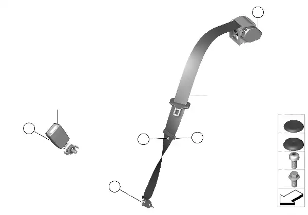 Cintura d.sicurez.posteriore