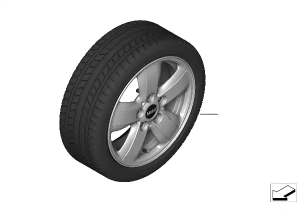 Spike/SC komple kış tekerl.Style 492-15"
