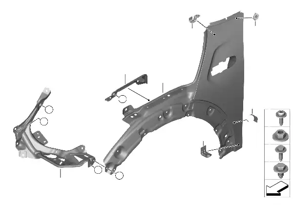 Front side panel