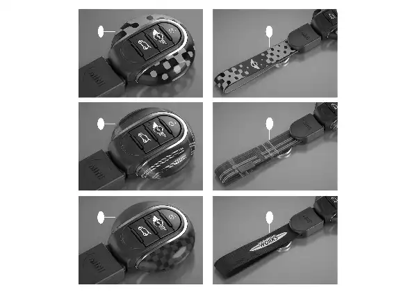 Anahtar kapağı ve lanyard