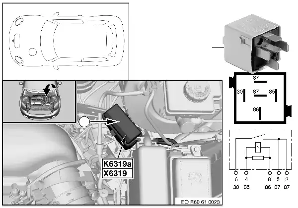 Relay for Valvetronic K6319a