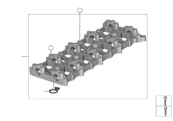 Cylinder head/intermediate housing