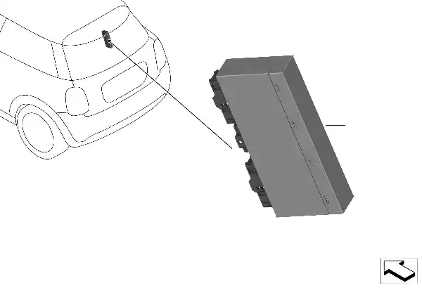 Boîtier CVM (module capote cabriolet)