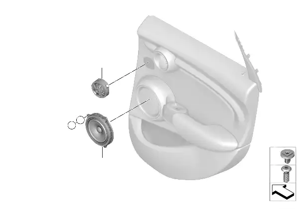 Delar doerr bak hifi-system