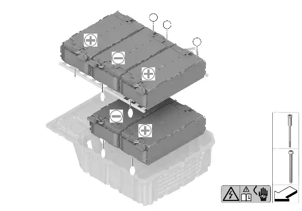 Module accumulateur haute tension