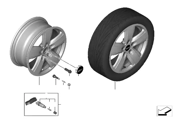 Roue LM MINI Revolite Spoke 517 - 16"