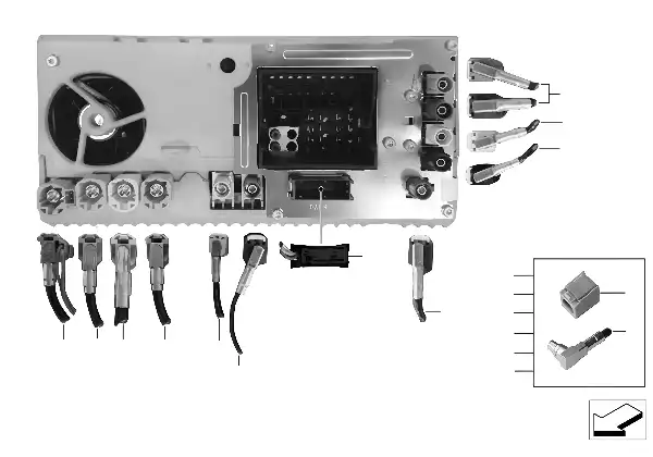 Rep.kabelstamsortiment Head Unit High