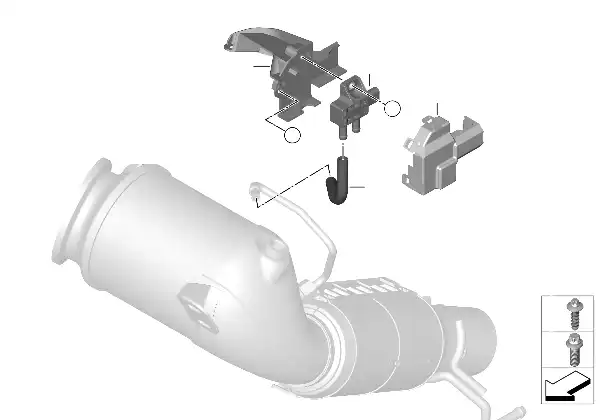 Sensores filtro part.gas./piezas montad.