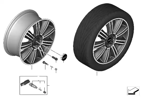 MINI LM wiel Yours Masterpiece 524 - 19"