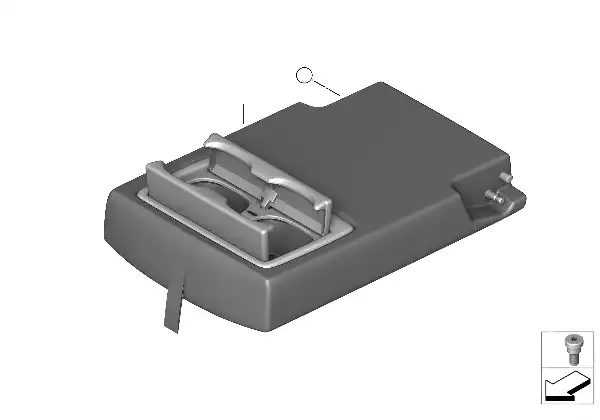 Asiento trasero, reposabrazos central