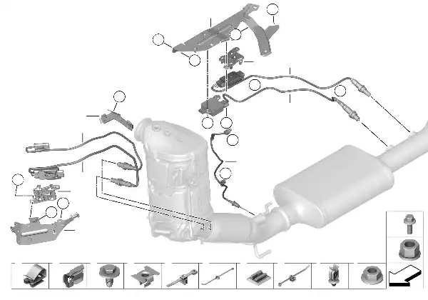 Capteurs échappt / sonde NOX / SCR