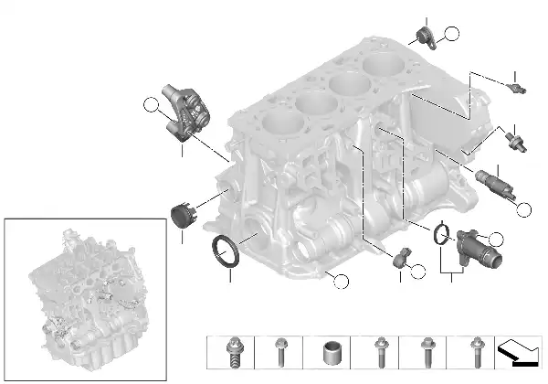 Pièces de bloc-moteur
