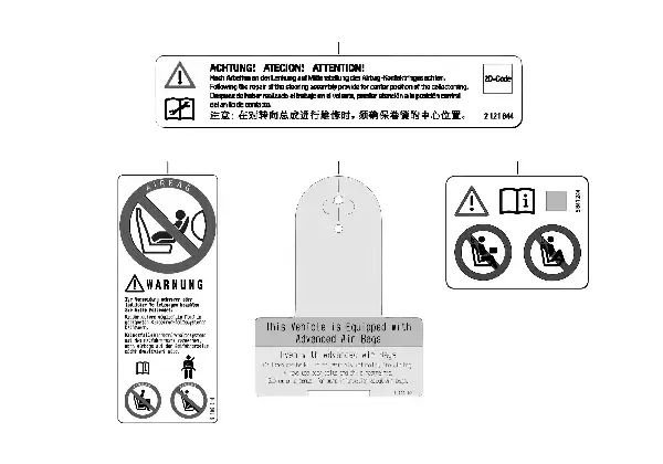 Sticker airbag