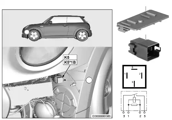Relä elfläkt motor K5