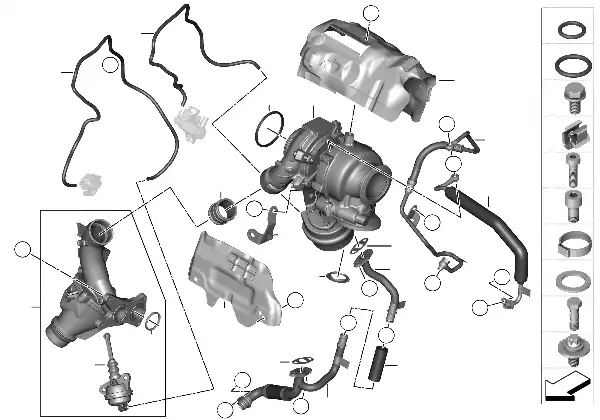 Turbo compresor con lubrificacion