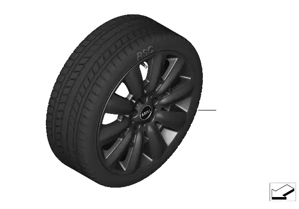Spike/SC úplné zimní kolo Styl.533-18"